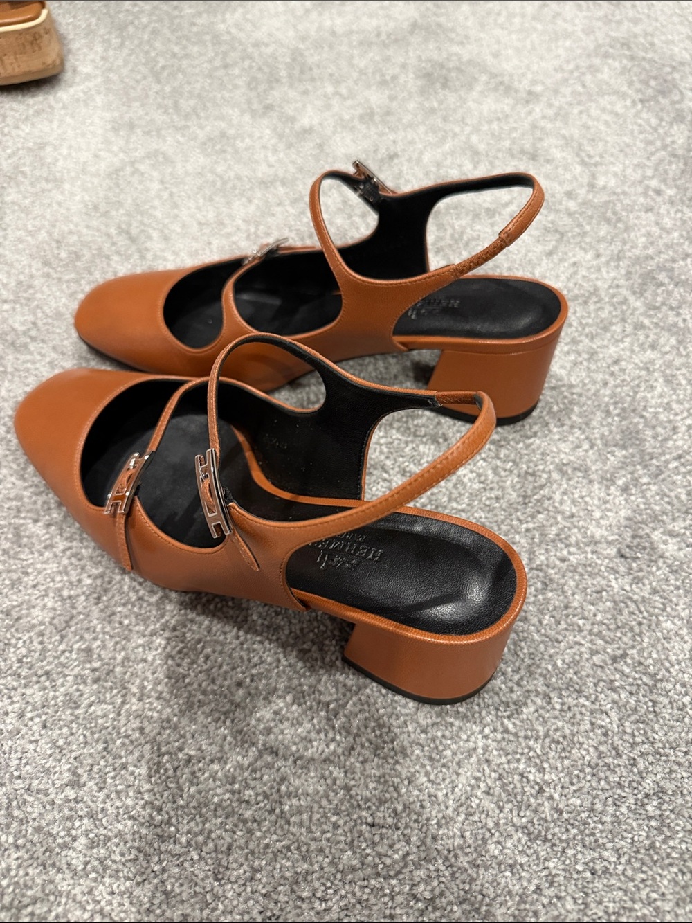 Authentic Hermes sling back shoes - Picture 3 of 7